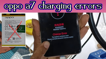 oppo A7 charging error solution/ how to charging error oppo a7