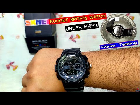 Budget SKMEI Analogue Digital Men's Watch 1189 | Original SKMEI Water test, Drop test | WORLD TIME