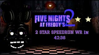 FIVE NIGHTS AT FREDDYS 2 2 STAR ⭐⭐ Console WR IN 42:36