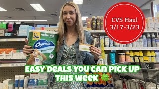 CVS HAUL 3/17-3/23 EASY DEALS YOU CAN PICK UP THIS WEEK