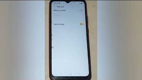 How to disable date and time watermark camera setting in oppo f17, disable date and time watermark c