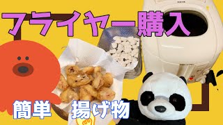 【揚げ物】電気フライヤーを購入しました【簡単　油の処理】