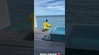 Bollywood Actress Surbhi Jyoti Maldives Vacation Video