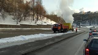 Утилізація снігу в Києві. Snow utilisation in Kyiv.