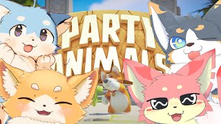 [コラボ配信]もふもふケモノたちでドタバタパーティー[パーティーアニマルズ/犬麦いとまる/vtuber]