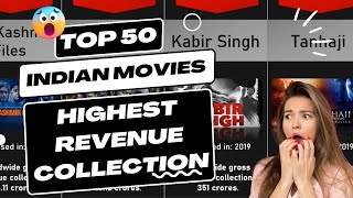 Top 50 Indian Movies with Highest Gross Revenue Collection Bollywood Blockbuster