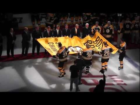 Boston Bruins Banner Raising - 2011 Stanley Cup Champions