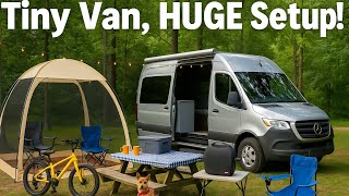 Tiny Van, Huge Setup You Can Take It All With You