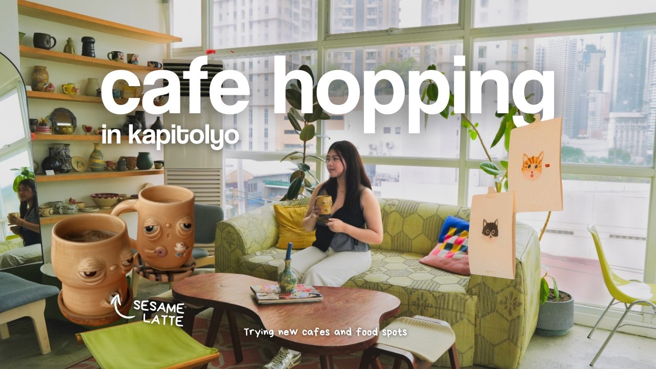 cafe hopping in kapitolyo ☕️ wabi sabi, arts & beans, and trying underrated food spots!