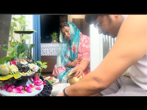 आज हुआ भोले बाबा का भव्य श्रृंगार !! Itne dino bad post hua ye vlog !! #trending #bholenath #tiktok!