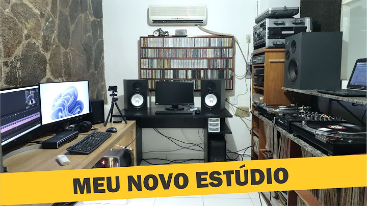 Terminei a reforma no meu Estúdio
