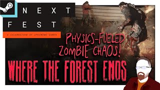 WHERE THE FOREST ENDS में भौतिकी-आधारित ज़ोंबी अराजकता — नेक्स्ट फेस्ट डेमो screenshot 4