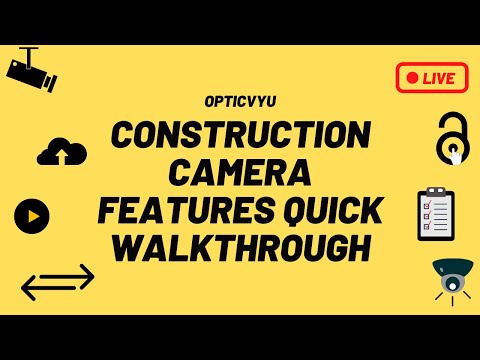 Opticvyu Construction Monitoring Dashboard Features Quick Walkthrough