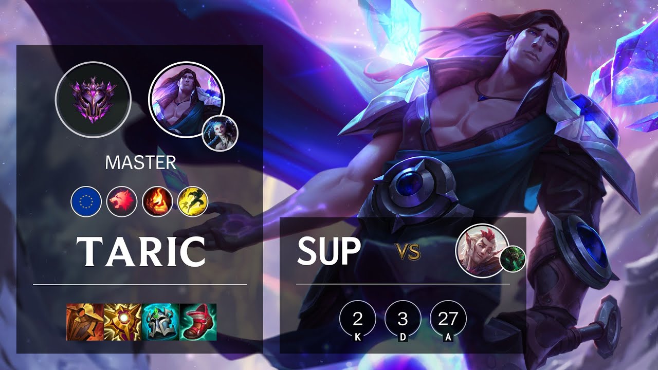 Taric Support vs Rakan - EUW Master Patch 11.23