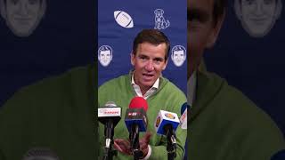 Eli Manning shares his New Years resolutions 😂 | #shorts