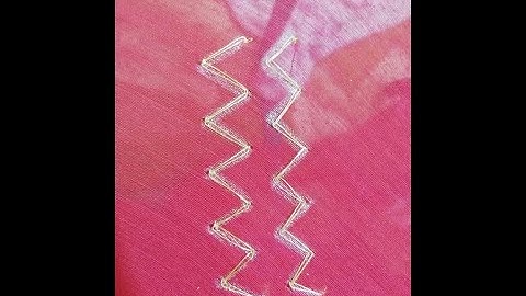 Aari embroidery-class 5# Zig Zag stitch# firststitch
