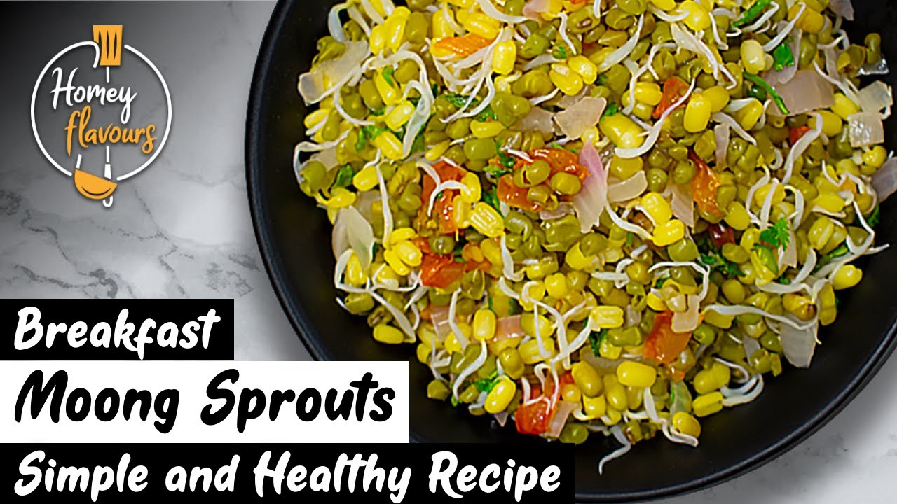 Weight Loss Recipe Moong Sprouts Recipe Protein Food Green Gram