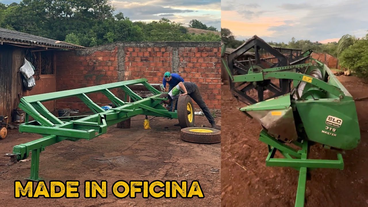 CARRETINHA DA PLATAFORMA FICOU PRONTA 