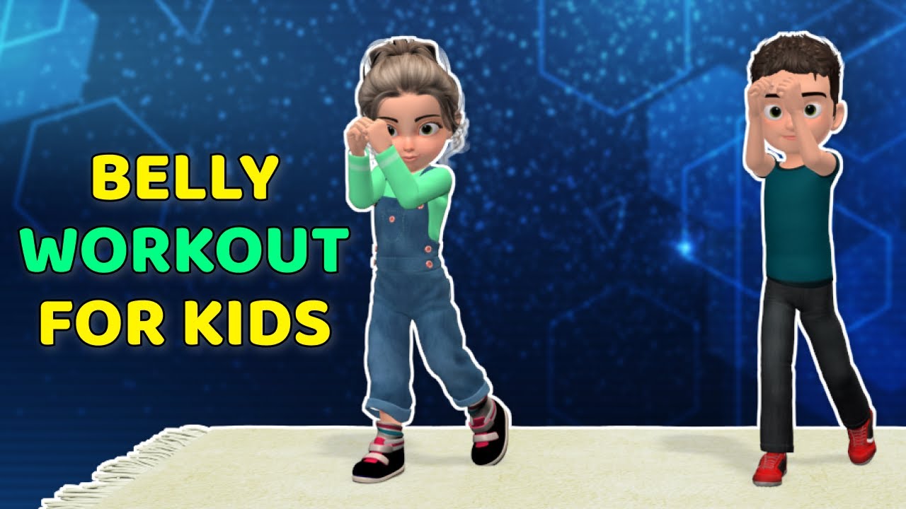 BEST KIDS WORKOUT TO LOSE BELLY FAT - YouTube