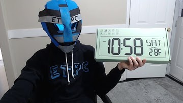 XREXS DIGITAL WALL CLOCK WITH TEMP, DATE,  ALARM ETC. UNBOXING AND REVIEW YOUTUBE