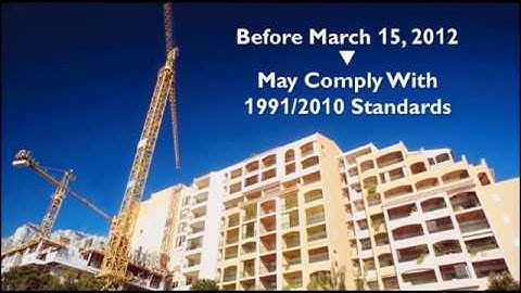 ADA Guidelines 2010: Construction and Alterations