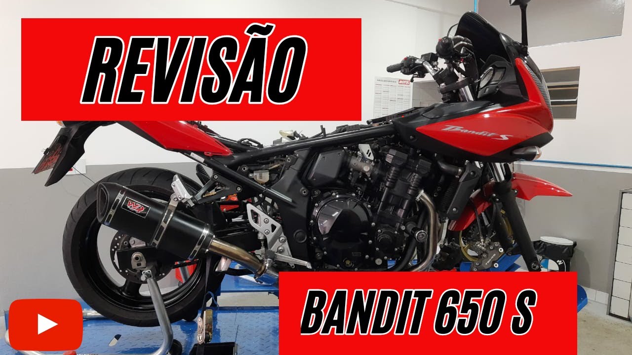 Revisão Suzuki Bandit S 2011, destaque para alguns itens.