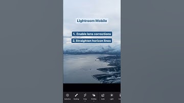 Adobe Lightroom Enable Lens Correction