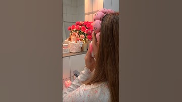 aesthetic morning routine 🥰 #morningroutine #aesthetic #preppy #skincare #satisfying #asmr #shorts