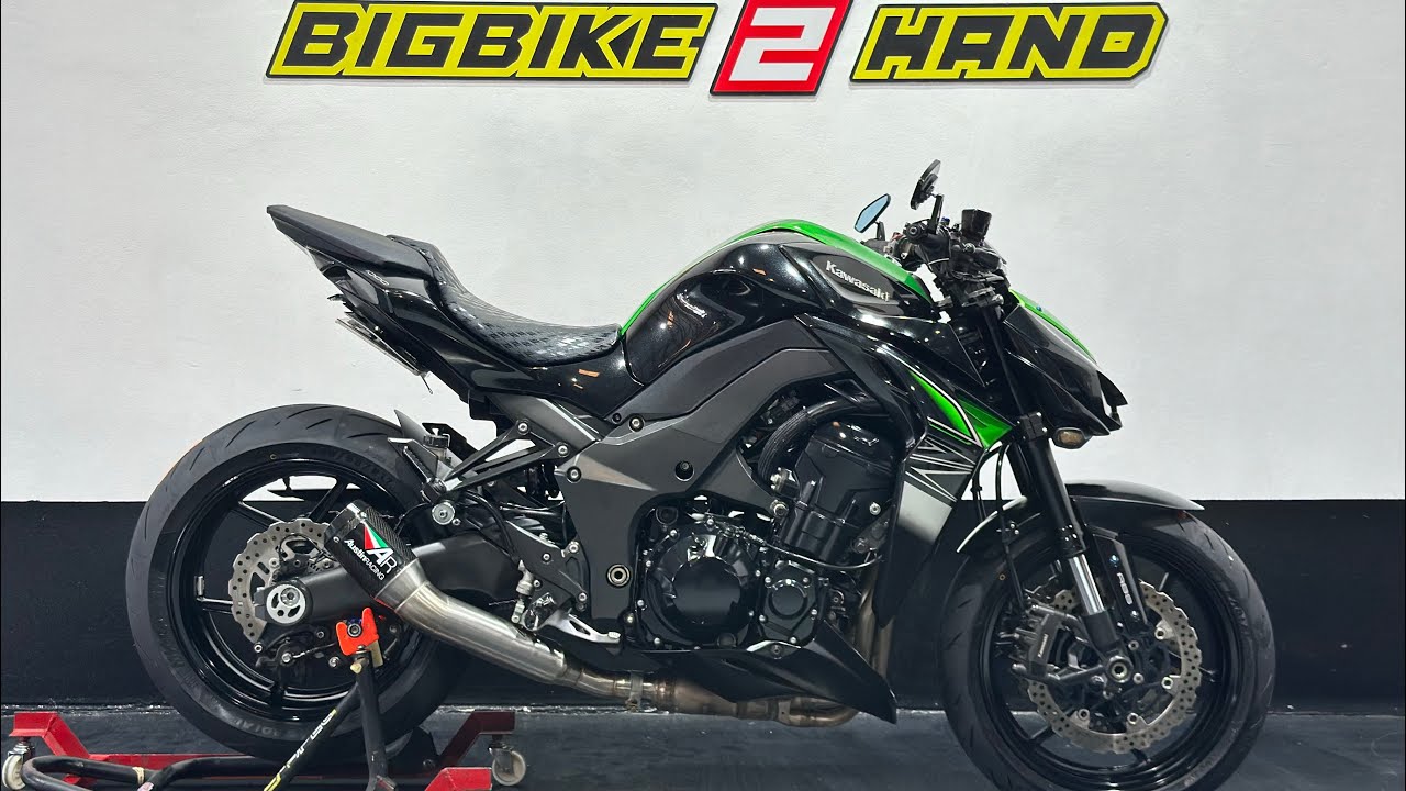 Kawasaki Z1000 Abs 2017 Exhaust sound Austins racing stainless slip on