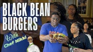 Black Bean Burgers with Tequila