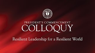 President's 2015 Commencement Colloquy