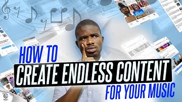 How To Create Endless Content Ideas For Your Music As An Artists