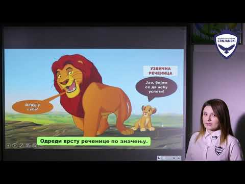 Srpski jezik za I i II razred - Rečenice po značenju i obliku