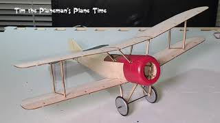 14.5 Sopwith Pup Final Assembly Pt 5 - Dancing Wings Hobby micro RC balsa model plane build