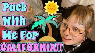 Pack With Me For My Holiday to California! // Emily Boo