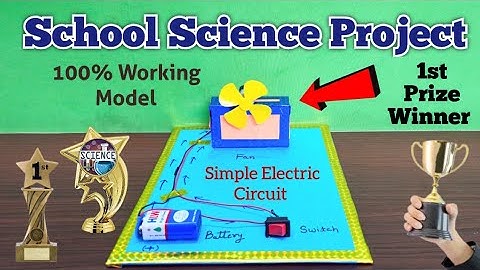Simple Electric Circuit Working Model | Science Project Ideas | Science Working Project #science
