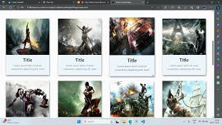 Game Landing page | Octanet | HTML | CSS #webdevelopment #octanetinternship #internship #coding