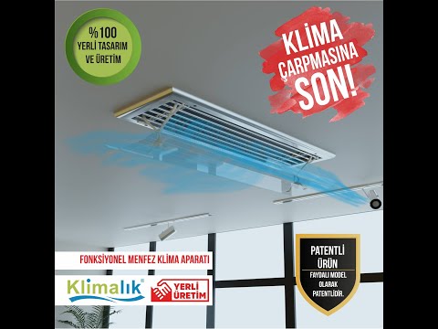 Lineer - Slot menfez klima aparatı - Ac deflector