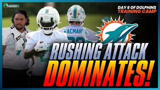 Rushing Attack DOMINATES At Miami Dolphins Training Camp!