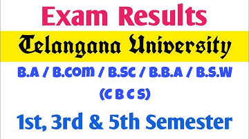 UG Results | Telangana University