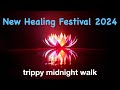 New Healing Festival 2024,  trippy Midnight Walk a round with Magu Sumita.