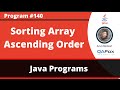 Java program to sort an Array in Ascending order using built-in functions