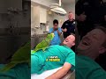 What happens when the parrot decides he’s the doctor 😂He grabs the stethoscope, looks at the nurse