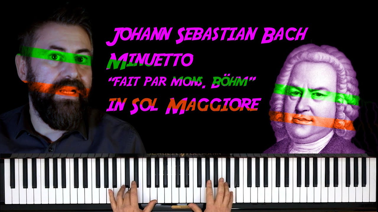 bach minuetto in sol maggiore