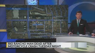 One dead, one injured in Rio Rancho motorcycle crash
