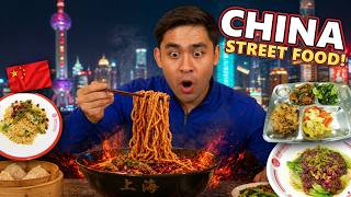 I Tried CHINA's Spiciest Noodles🇨🇳 24 Hour Chinese Food Tour in Shanghai!