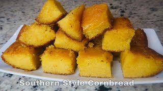 Full Southern Cornbread Recipe | Crispy Edges Buttery cornbread  Guide