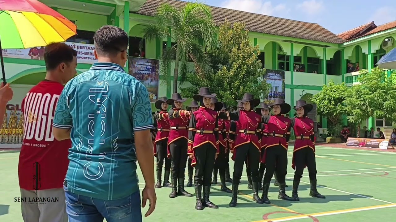 PASKIBRA MTS N 4 SRAGEN dalam LKBB GLORIUSS 2025 MAN 1 GROBOGAN 2025