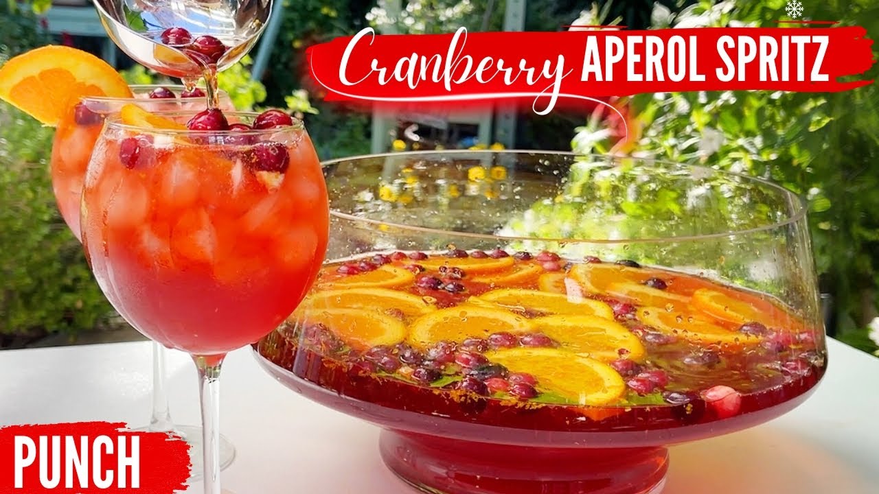 Cranberry Aperol Spritz Large Batch Punch Cocktails How To Make cranberry-aperol-spritz-large-batch-punch-cocktails-how-to-make