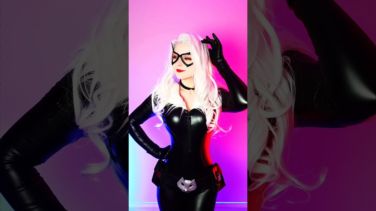 Mrau😸🖤 #cosplay #gamecosplay #blackcat #marvel #marvelrivals #cosplayer #gamergirl